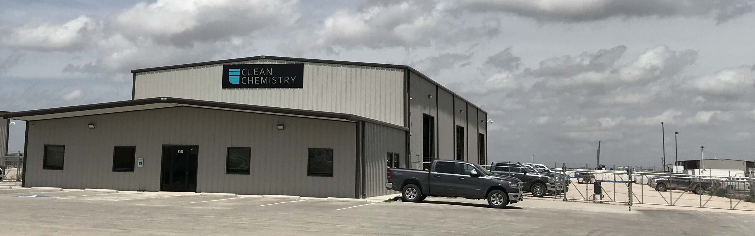 Clean Chemistry's Midland office features a large warehouse and yard.